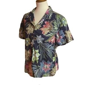 Vintage 90s Hawaiian flowers shirt